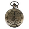 CokinkiDs Men's Pocket Watch Vintage Bronze Cartoon Steampunk Pocket Watch,