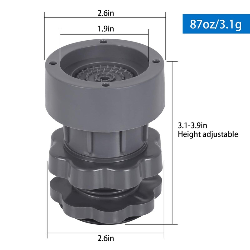 Washing Machine Anti Vibration Support Pads, Shock and Noise Cancelling