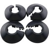 ZCZQC 4PCS Snap on Pipe Caps Decorative 17mm PP Plastic