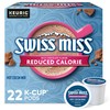 Swiss Miss Hot Cocoa Single-Serve K-Cup, Reduced Calorie, Box of