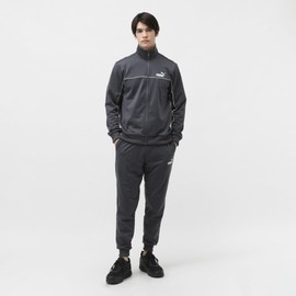 Puma 684148 Men's Sports Jersey Top and Bottom Set, Poly Piping Suit, 24 Fall/Winter Colors Galactic Gray (69)