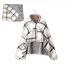 DEWEL Throw Blanket, Worn Blanket, Button, 31.5 x 51.2 inches
