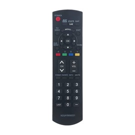 GHUST N2QAYB000221 Remote Control Replacement Universal for Panasonic TV TH-C42FD18A TH-C42HD18 TH-C42HD18A TH-C46FD18 TH-C46FD18A TH-C50FD18 TH-C50FD18A TH-C50HD18 TH-C50HD18A TH-M50HD18
