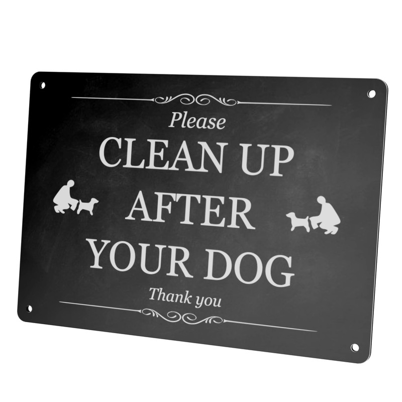 A5 Please Clean Up After Your Dog Sign - 3mm