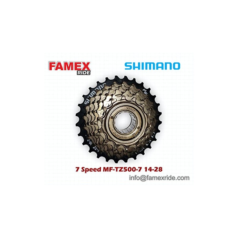 Shimano MF-TZ500-7 7 Speed Bike Screw-On Freewheel 14-28T FREEWHEEL