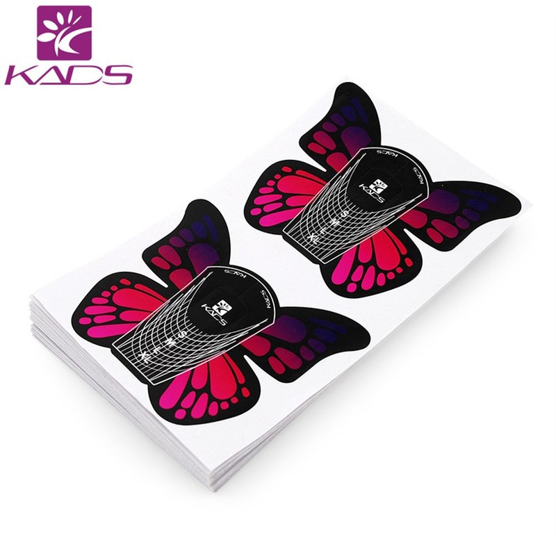KADS 100pcs in 1 Roll Big Size Butterfly-shape Self Adhesive