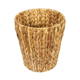 woodluv Natural Water Hyacinth Waste Paper Bin/Basket