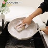 GUOYUANGLO Bamboo Kitchen Sponges Heavy Duty Natural Cleaning Sponges Non-Scratch