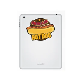 2 x 10cm/100mm American Hotdogs Vinyl Sticker Food Takeaway #7157