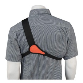 HOLSTERGUY RCH-101OR (Orange) Radio Chest Harness Shoulder Radio Holster Chest Pack Adjustable Single Radio Pouch Two-Way Radio Holster for Motorola Radios and Walkie Talkies RCH-101OR Made in USA