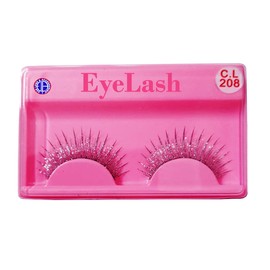 Cameleon Eye Lashes 207 With Silver Glitter