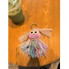 Jineryult Cute Furry Keychain - Goofy Jellyfish-Eyed Car Accessory, Ideal