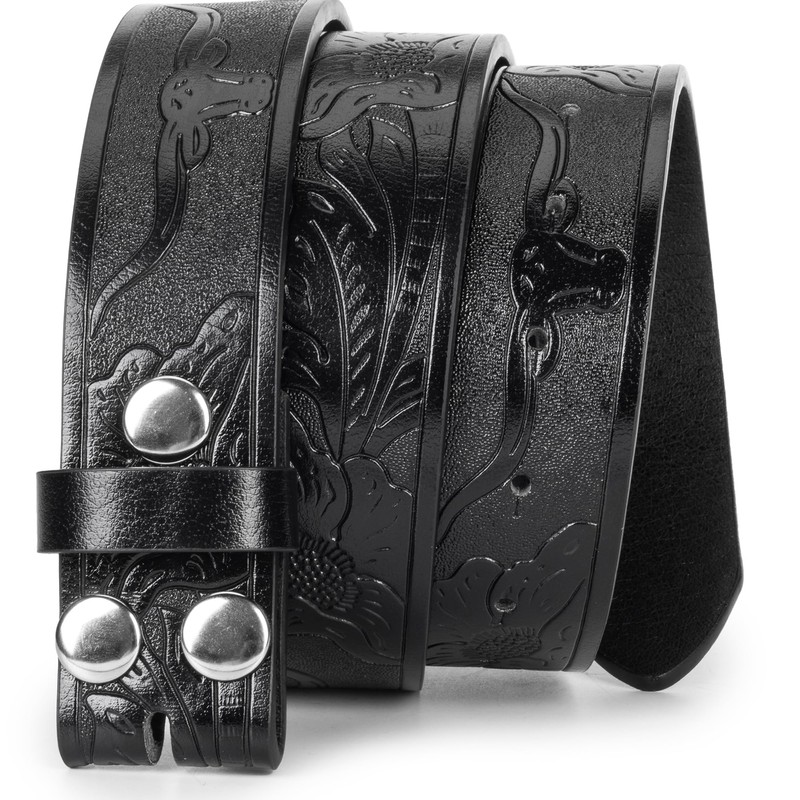 IZUS Classic Retro Belt Strap for Men Women without Buckle