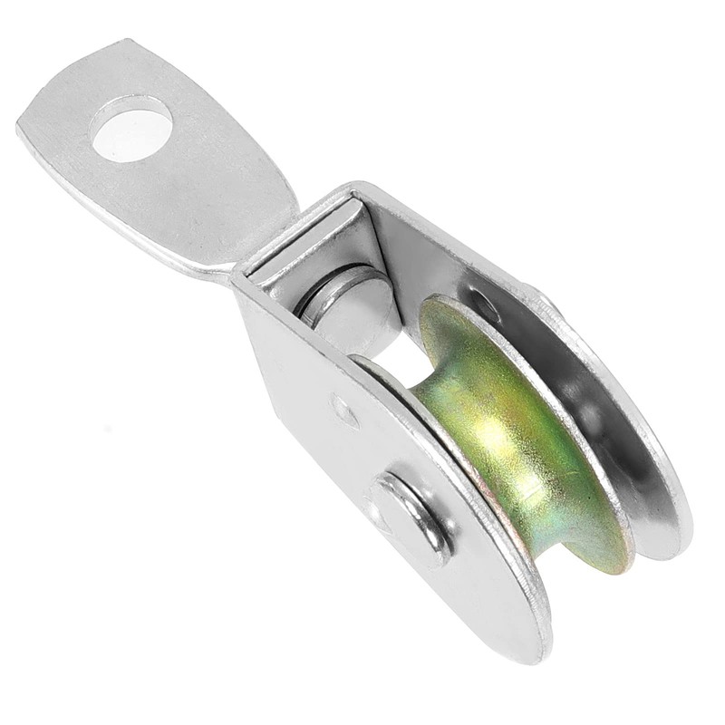 SENJEOK 6 Pack 4 Inch Single Pulley Block, Solid Iron