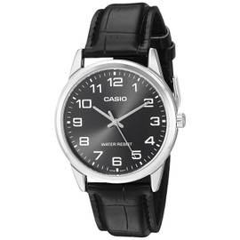 Casio MTP-V001L-1B Men's Basic Analog Men's BASIC ANALOGUE, Black