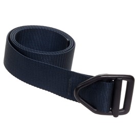 Bison Designs 38mm Wide Light Duty Belt with Black Buckle Navy XL