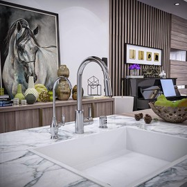 Westbrass D201-1-10-26 1-3/4" x 2-3/4" Solid Brass Air Gap Cap Only, Skirted, 10 Pack, Polished Chrome, 10 Count