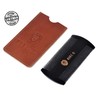 Premium 100% Oxhorn Dual-Action Beard Comb with Genuine Leather Case