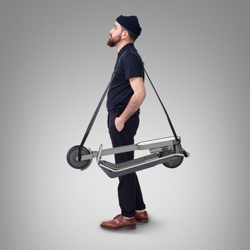 NIDHFG 1 Piece Black Scooter Shoulder Strap, Adjustable Size, Creative