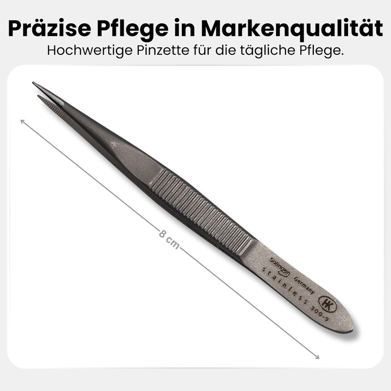 HK Manicure by Hans Kniebes - 8 cm pointed tweezers