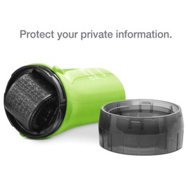 Guard Your ID Stamp Roller, Advanced Confidential Security Tool for Personal Document Guard and Data Safeguard, Regular 3-Pack, Green