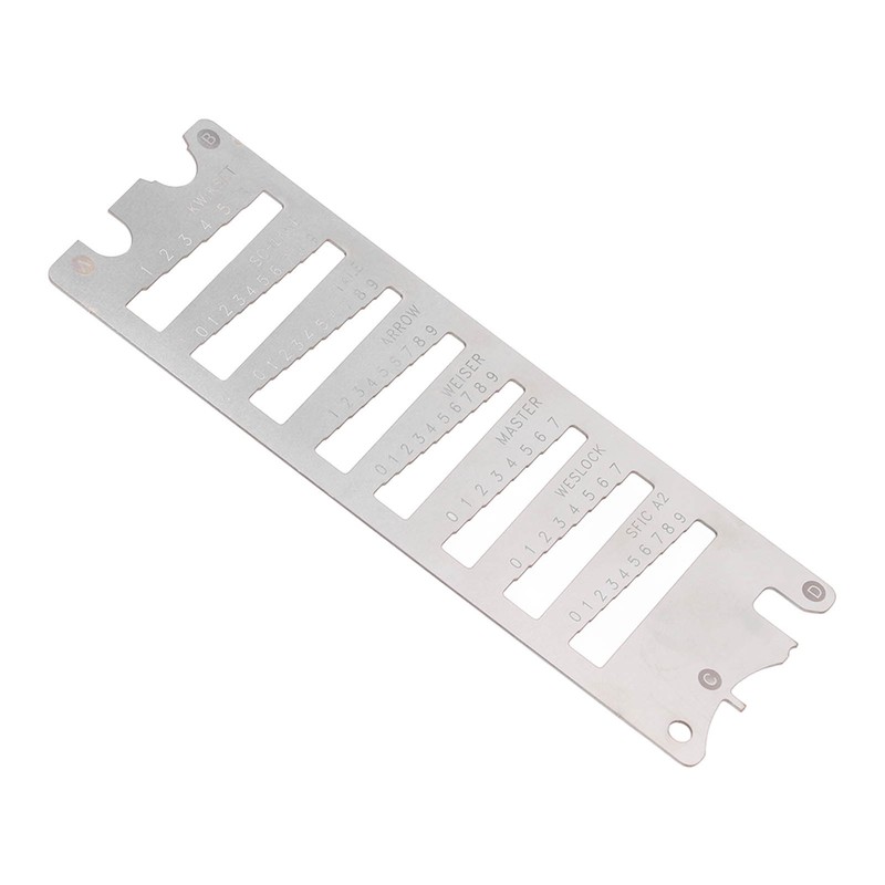 Key Decoder Spring Steel High Accuracy Portable Multifunctional 8 in