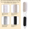 JUNRU 4 in 1 Foot Pumice Stone Brush Combine File