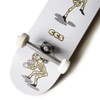 [CCS] Vine Skeleton Skateboard Complete - White - 8.00" x