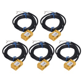 5PCS Inductive Proximity Switch 2 Lines Normally Open IP65 ABS Housing Approach Sensor for Industry 10‑36VDC