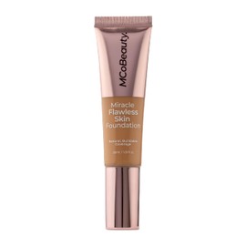 MCoBeauty - Miracle Flawless Skin Liquid Foundation - Medium Warm Shade - Buildable Dewy-Finish Formula with Hyaluronic Acid, Coconut Water and Rose Flower Water - Beauty Products