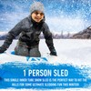 Arctic Trails Single Person Inflatable Snow Sled – Heavy Duty