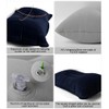 EYVRPAU 2 x Inflatable Pillow for Camping and Travel Soft