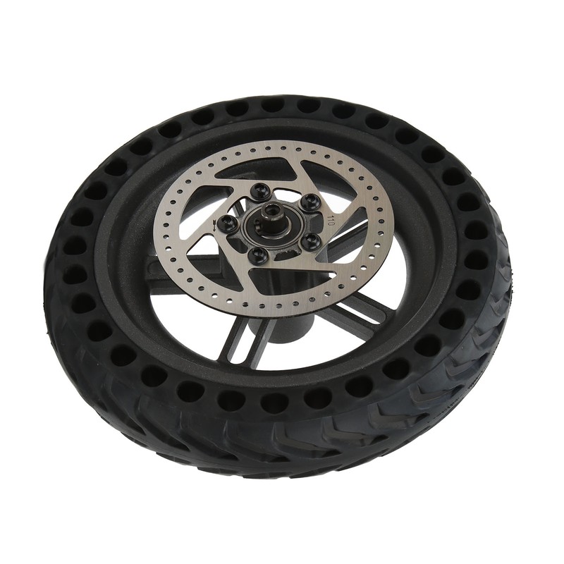 Scooter Rear Wheel Assembly 8.5in Solid Tire Wheel Hub 110mm