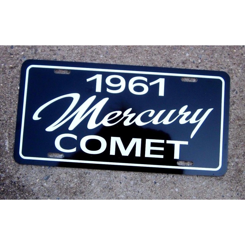 1961 Mercury Comet License plate tag 61 MERC sub compact