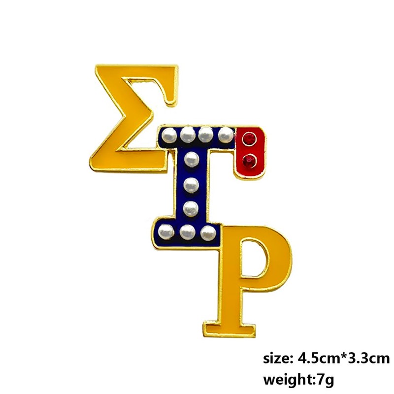 Exquisite SIGMA GAMMA RHO Sorority Society SGR Letter Enamel Metal