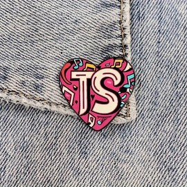 Generic I (Heart) LOVE T.S. Brooch Pin Singer Team Era Tour Fans Gift Music Lover Merchandise Perfect for Jackets, Backpacks, Hats and More