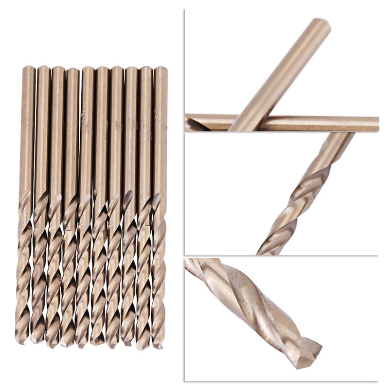 M35 HSS-CO 1.0-5.0MM Cobalt Drill Bit Set for Drilling in