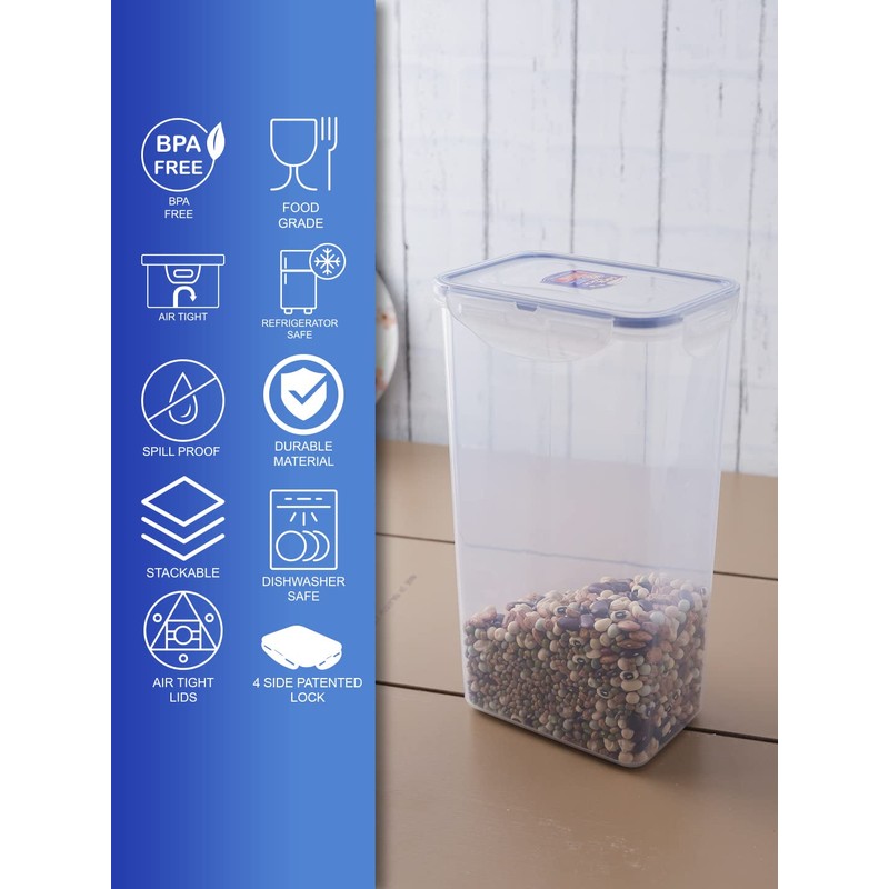 LOCK & LOCK Rechteckiger Lebensmittelbehälter, 2,4 L