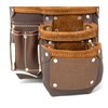 Task T77311 Leather Tool Pouch, 11-Pocket