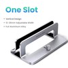 UGREEN Vertical Laptop Stand Aluminum Alloy Adjustable Holder for Desk