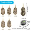 Funmo 6 Pcs Fishing Feeder,Carp Fishing Feeders,Fishing Quick Release Method,In