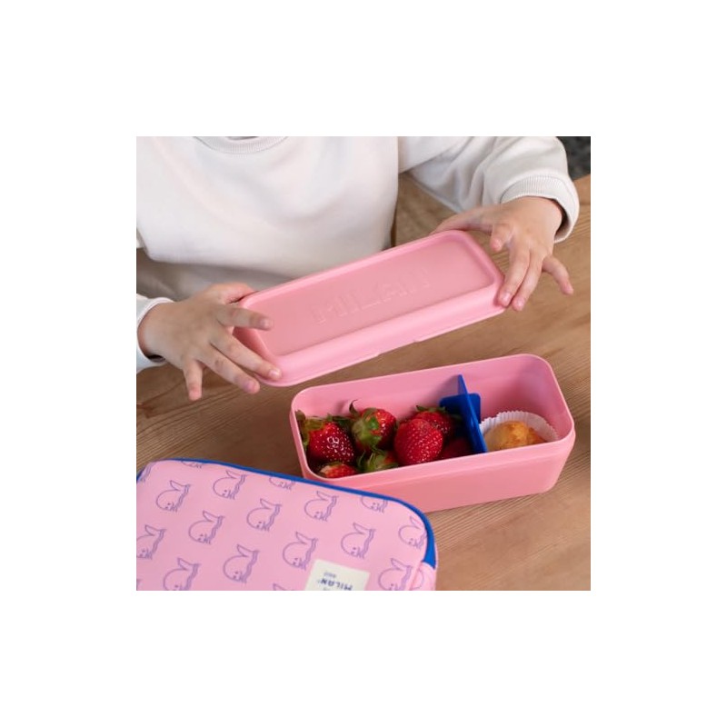 MILAN® Rectangular lunch box 0.75L, 460 since 1918, pink