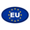 CafePress European Union Flag Sticker Oval Car Bumper Sticker