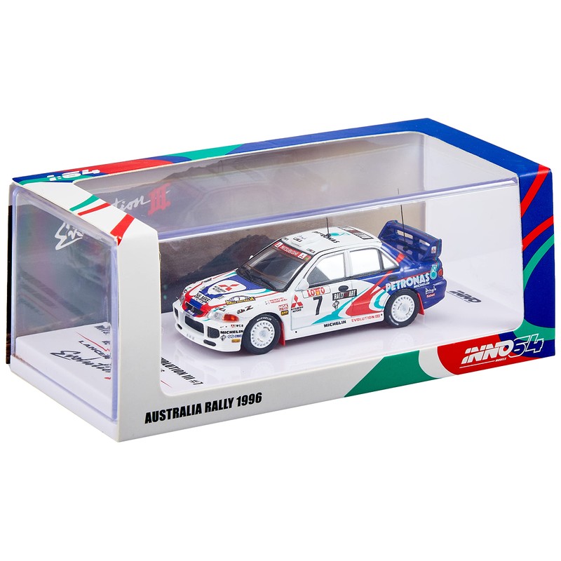 Inno Models 1/64 Mitsubishi Lancer Evolution III #7 Australia Rally