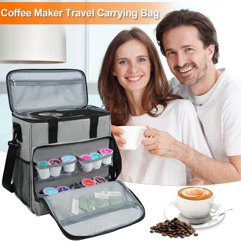 LEFOR·Z Travel Coffee Maker Carrying Bag Compatible with Keurig K-Mini