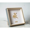 PLUSCHEN 6x6 Blue Beige Square Picture Frame, 6x6 Resin Photo