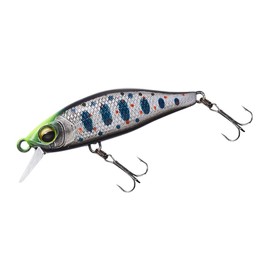 Daiwa 44S Silver Creek Minnow Lure, Chart Head, Black Sabi Amago