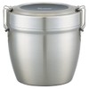 Skater STLBD8AG-A Antibacterial Insulated Stainless Steel Lunch Box, 28.7 fl