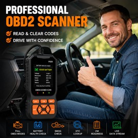 OBD2 Car Scanner Diagnostic Tool for Vehicles – Fault Code Reader for Check Engine Light & Live Data