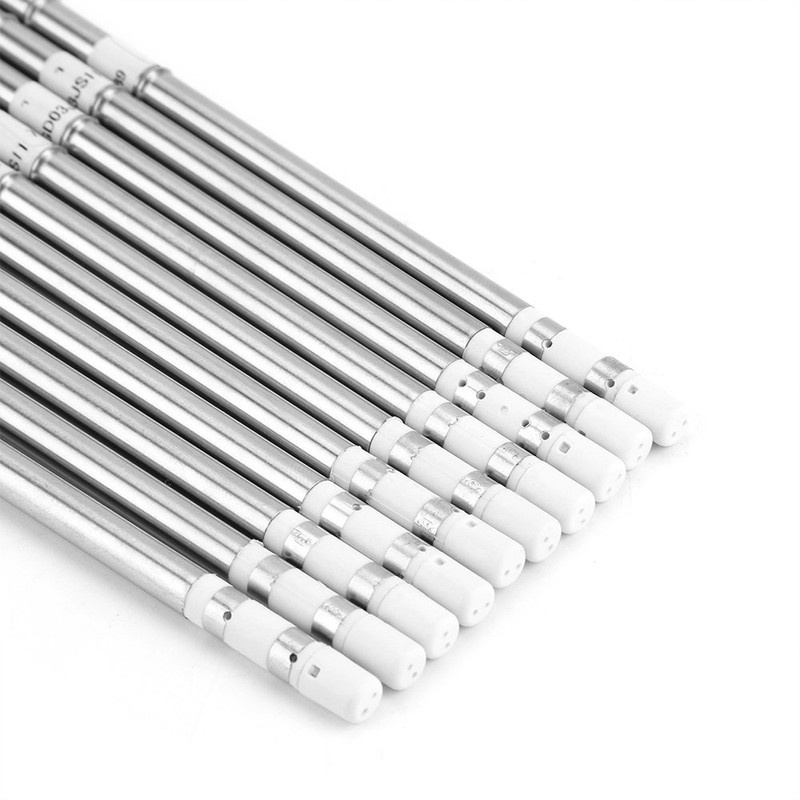 Akozon Solder Iron Tips T12 Series Soldering Iron Tips Welding